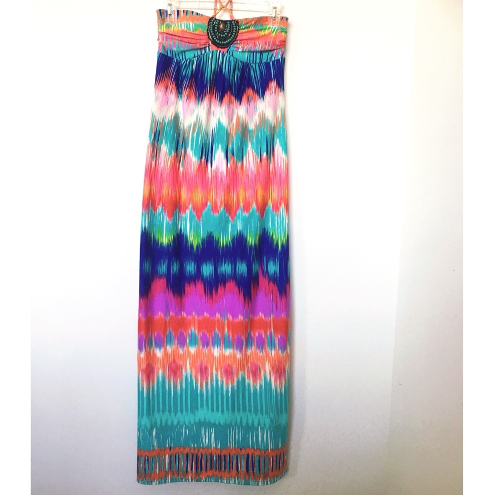 Colorful maxi dress